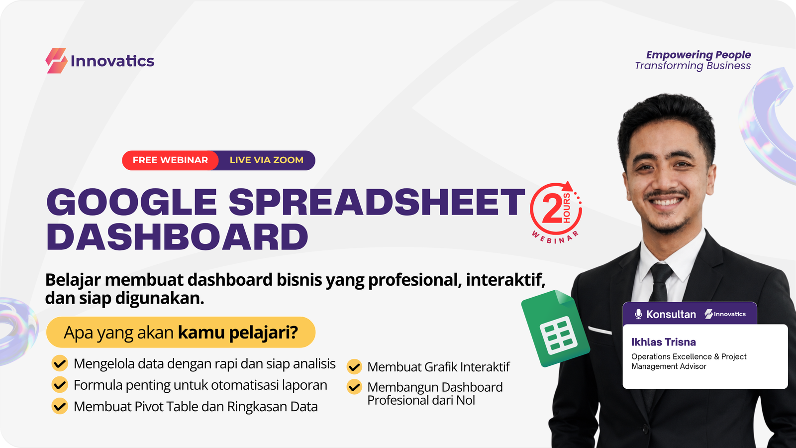 Free Class Online Google Spreadsheet